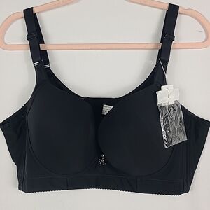 NEW FallSweet Women Padded Push Up Comfort Underwire Hide Back Bulge Bra 44B